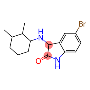 5-bromo-3-[(2,3-dimethylcyclohexyl)amino]-2,3-dihydro-1H-indol-2-one