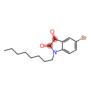 5-bromo-1-octyl-2,3-dihydro-1H-indole-2,3-dione