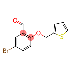 5-bromo-2-(thiophen-2-ylmethoxy)benzaldehyde