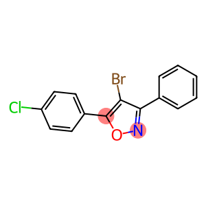 4-BROMO-5-(4-CHLOROPHENYL)-3-PHENYLISOXAZOLE