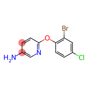 6-(2-bromo-4-chlorophenoxy)pyridin-3-amine