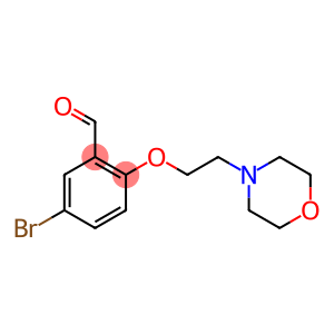 5-bromo-2-[2-(morpholin-4-yl)ethoxy]benzaldehyde