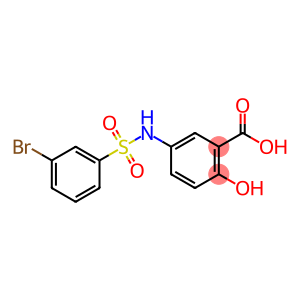 5-[(3-bromobenzene)sulfonamido]-2-hydroxybenzoic acid