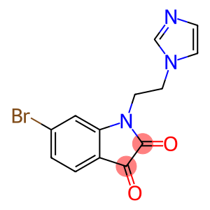 6-bromo-1-[2-(1H-imidazol-1-yl)ethyl]-2,3-dihydro-1H-indole-2,3-dione