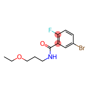 5-bromo-N-(3-ethoxypropyl)-2-fluorobenzamide