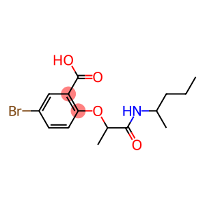 5-bromo-2-[1-(pentan-2-ylcarbamoyl)ethoxy]benzoic acid