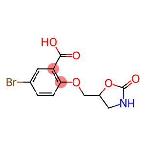 5-bromo-2-[(2-oxo-1,3-oxazolidin-5-yl)methoxy]benzoic acid