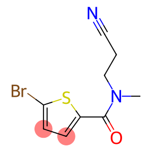5-bromo-N-(2-cyanoethyl)-N-methylthiophene-2-carboxamide
