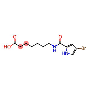 7-[(4-bromo-1H-pyrrol-2-yl)formamido]heptanoic acid