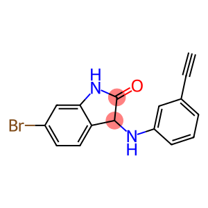 6-bromo-3-[(3-ethynylphenyl)amino]-2,3-dihydro-1H-indol-2-one