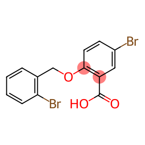 5-bromo-2-[(2-bromophenyl)methoxy]benzoic acid