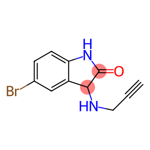 5-bromo-3-(prop-2-yn-1-ylamino)-2,3-dihydro-1H-indol-2-one