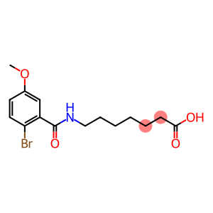 7-[(2-bromo-5-methoxyphenyl)formamido]heptanoic acid