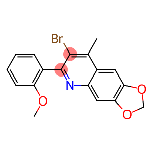 7-bromo-6-(2-methoxyphenyl)-8-methyl-2H-[1,3]dioxolo[4,5-g]quinoline