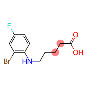 5-[(2-bromo-4-fluorophenyl)amino]pentanoic acid