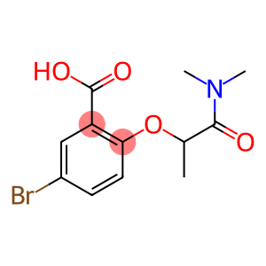 5-bromo-2-[1-(dimethylcarbamoyl)ethoxy]benzoic acid