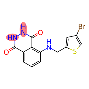 5-{[(4-bromothiophen-2-yl)methyl]amino}-1,2,3,4-tetrahydrophthalazine-1,4-dione