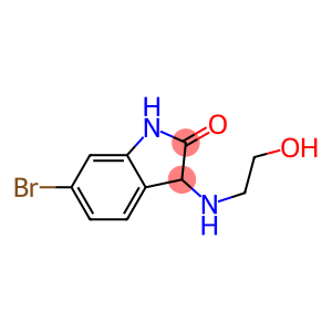 6-bromo-3-[(2-hydroxyethyl)amino]-2,3-dihydro-1H-indol-2-one