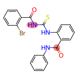 2-({[(2-bromobenzoyl)amino]carbothioyl}amino)-N-phenylbenzamide