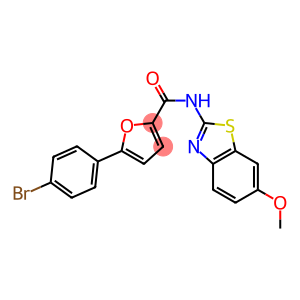 5-(4-bromophenyl)-N-(6-methoxy-1,3-benzothiazol-2-yl)-2-furamide