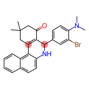 5-[3-bromo-4-(dimethylamino)phenyl]-2,2-dimethyl-2,3,5,6-tetrahydrobenzo[a]phenanthridin-4(1H)-one