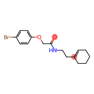 2-(4-bromophenoxy)-N-(2-cyclohex-1-en-1-ylethyl)acetamide