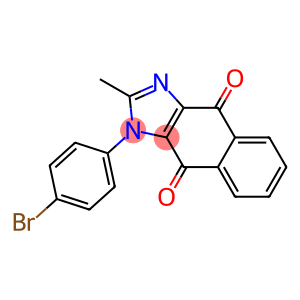 1-(4-bromophenyl)-2-methyl-1H-naphth(2,3-d)imidazole-4,9-dione