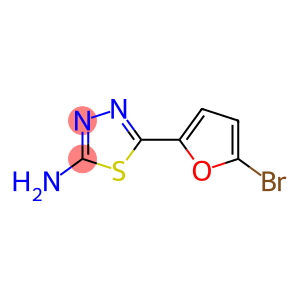 5-(5-bromofuran-2-yl)-1,3,4-thiadiazol-2-amine