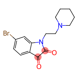 6-bromo-1-[2-(piperidin-1-yl)ethyl]-2,3-dihydro-1H-indole-2,3-dione