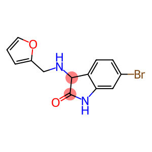 6-bromo-3-[(furan-2-ylmethyl)amino]-2,3-dihydro-1H-indol-2-one