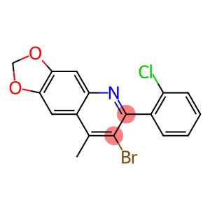 7-bromo-6-(2-chlorophenyl)-8-methyl-2H-[1,3]dioxolo[4,5-g]quinoline