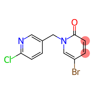 5-bromo-1-[(6-chloropyridin-3-yl)methyl]-1,2-dihydropyridin-2-one