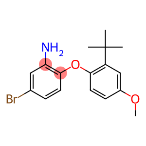 5-bromo-2-(2-tert-butyl-4-methoxyphenoxy)aniline