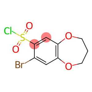 8-bromo-3,4-dihydro-2H-1,5-benzodioxepine-7-sulfonyl chloride