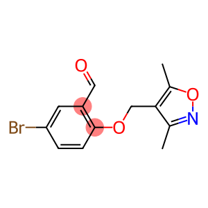 5-bromo-2-[(3,5-dimethyl-1,2-oxazol-4-yl)methoxy]benzaldehyde