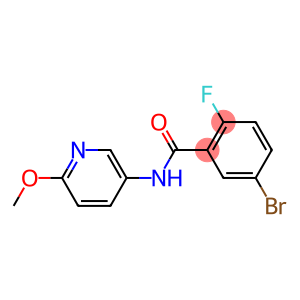 5-bromo-2-fluoro-N-(6-methoxypyridin-3-yl)benzamide