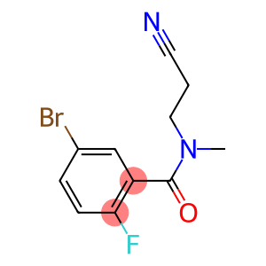 5-bromo-N-(2-cyanoethyl)-2-fluoro-N-methylbenzamide