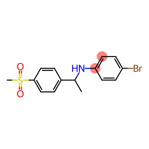 4-bromo-N-[1-(4-methanesulfonylphenyl)ethyl]aniline