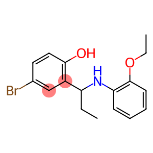 4-bromo-2-{1-[(2-ethoxyphenyl)amino]propyl}phenol