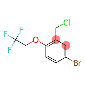 4-bromo-2-(chloromethyl)-1-(2,2,2-trifluoroethoxy)benzene