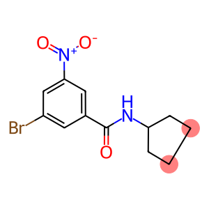 3-Bromo-N-cyclopentyl-5-nitrobenzamide 97%