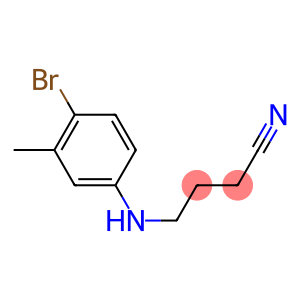 4-[(4-bromo-3-methylphenyl)amino]butanenitrile