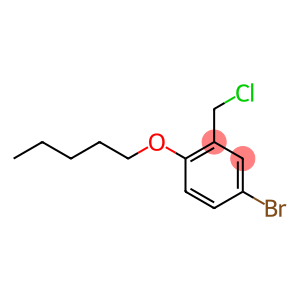 4-bromo-2-(chloromethyl)-1-(pentyloxy)benzene