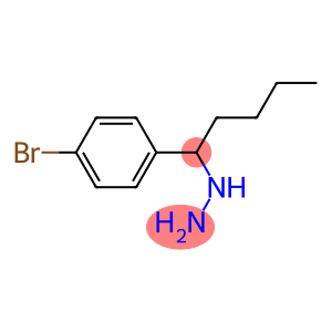 1-(1-(4-bromophenyl)pentyl)hydrazine