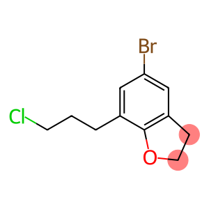 5-bromo-7-(3-chloropropyl)-2,3-dihydrobenzofuran