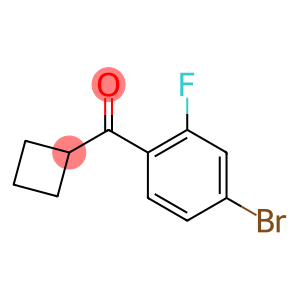 (4-bromo-2-fluorophenyl)(cyclobutyl)methanone