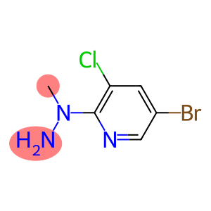 1-(5-bromo-3-chloropyridin-2-yl)-1-methylhydrazine