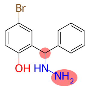 1-((5-bromo-2-hydroxyphenyl)(phenyl)methyl)hydrazine