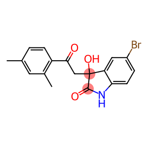 5-bromo-3-[2-(2,4-dimethylphenyl)-2-oxoethyl]-3-hydroxyindolin-2-one