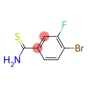 4-bromo-3-fluorobenzothioamide